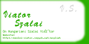 viator szalai business card